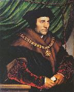 Hans holbein the younger Portrait of Sir Thomas More, oil on canvas